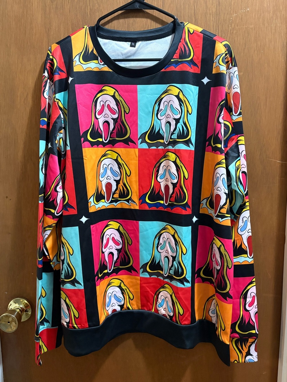 Scream Ghostface Pop-Art Grid Sweatshirt